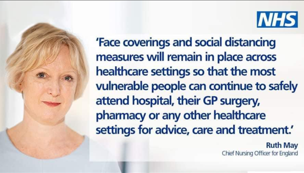 19th July 2021 - Face masks
