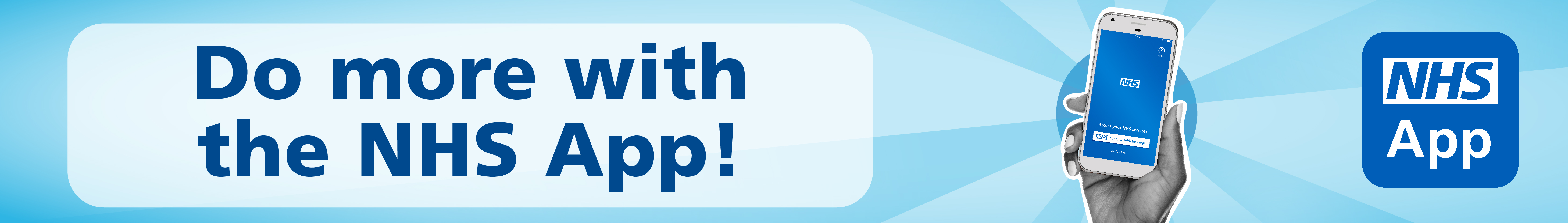 Do more with the NHS app